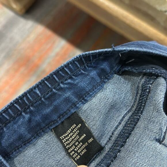 DG2‎ by Diane Gilman New Classic Stretch Split Hem Pull-On Capri Indigo XS - Picture 6 of 10